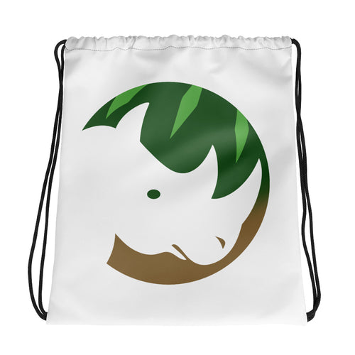 The Vegan Rhino Drawstring bag
