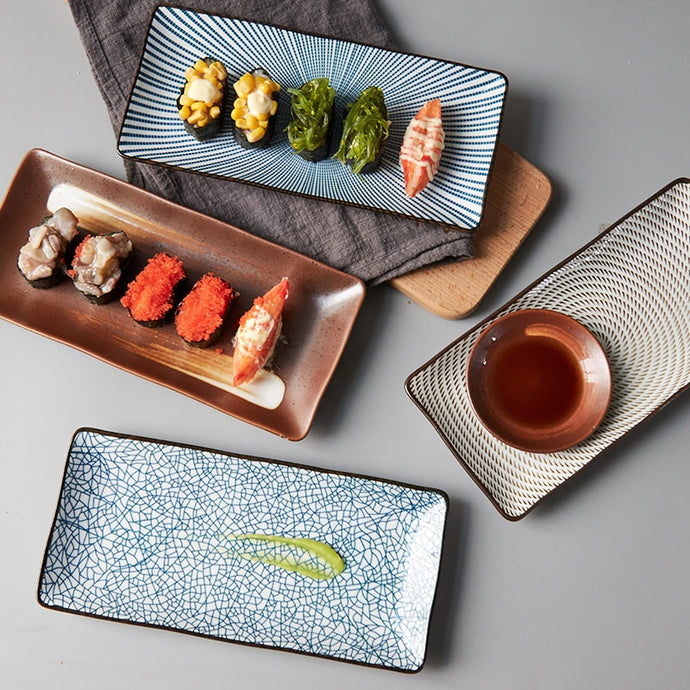 Japanese Style Sushi Plates