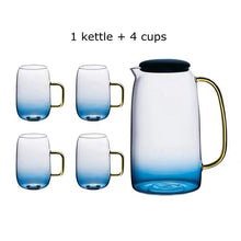 Load image into Gallery viewer, Glass Pitcher with Cups