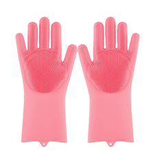 Load image into Gallery viewer, Magic Silicone Scrubber Gloves - 1 Pair