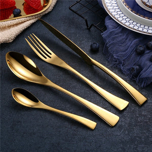 Stainless Steel Cutlery Tableware Set (4 piece)