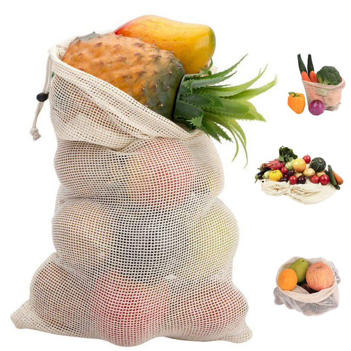 Reusable Mesh Bags For Home Kitchen Fruit Vegetable