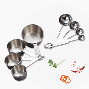 Stainless Steel Measuring Spoons & Cups