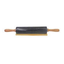 Load image into Gallery viewer, Marble Rolling Pin with Wood Handle
